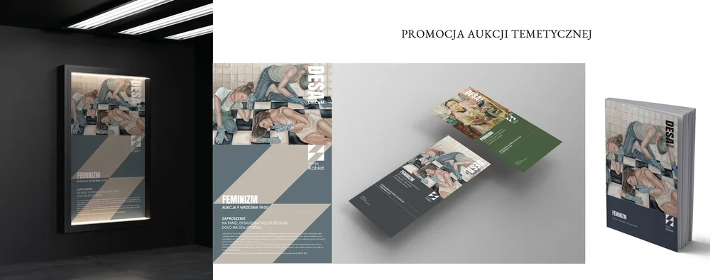 DESA UNICUM — kampania promocyjna aukcji tematycznej Feminizm w sztuce