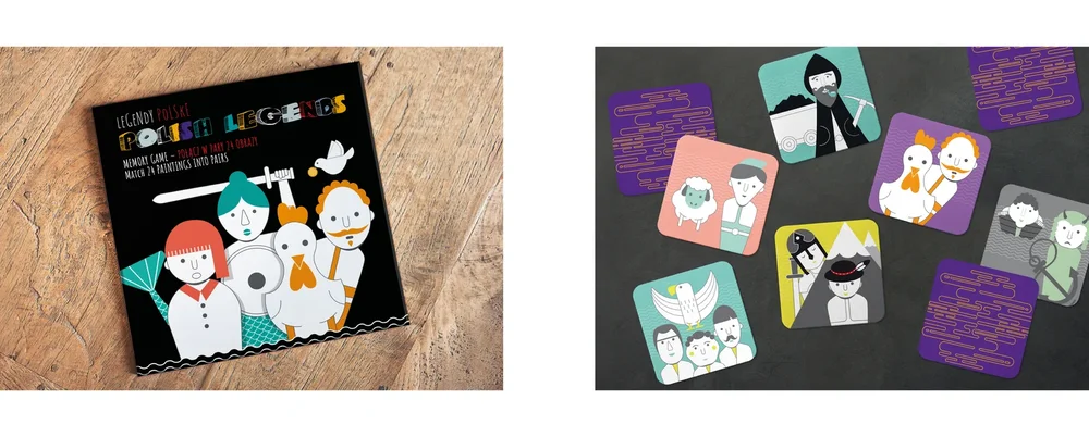 Polish Legends — projekt graficzny gry planszowej z polskimi legendami