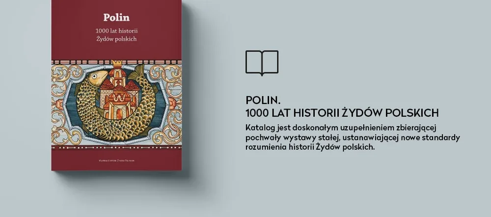 Art Bookstore — reklama katalogu POLIN, 1000 lat historii Żydów polskich