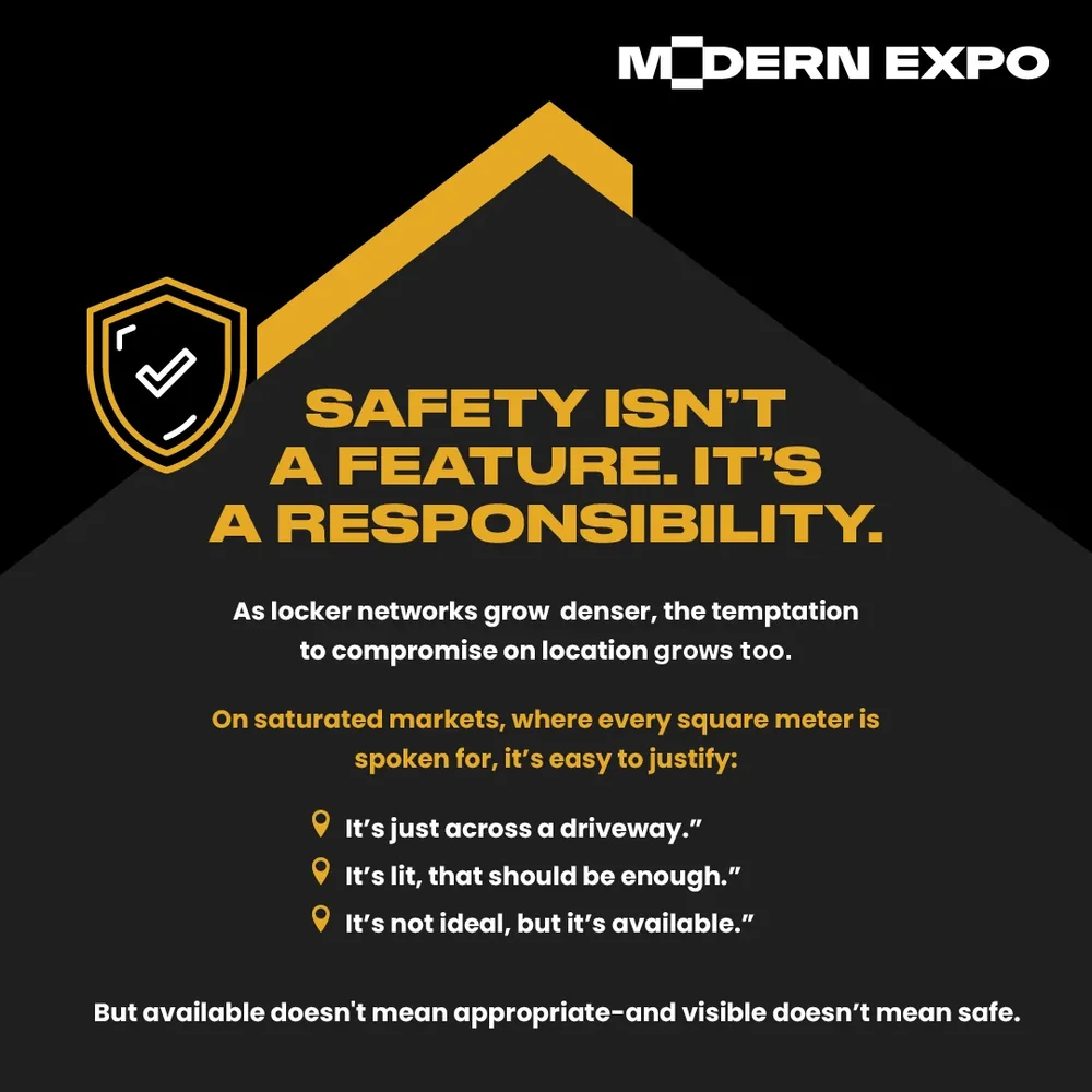 Modern Expo — Safety isn't a feature, it's a responsibility